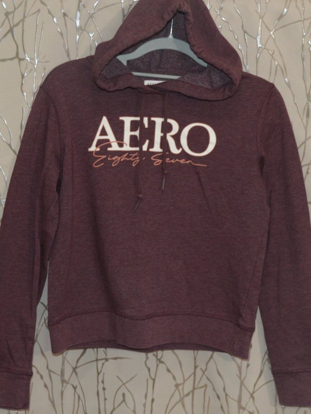 Aéropostale Hoodie XS Indonesia Wine Color